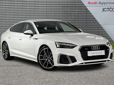 Used Audi A5 Sportback S-Line 200 HP (147 kW) 2022 White Hatchback