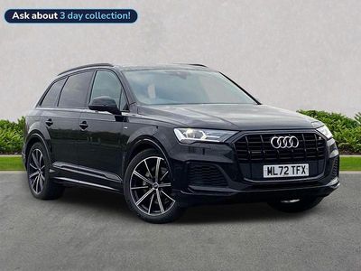 Used Audi Q7 Black Edition 340 HP (250 kW) 2022 Black SUV