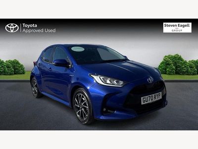 Used Toyota Yaris Hybrid Design 2020 Blue Hatchback