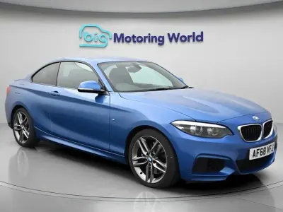 Begagnad BMW 218 M Sport 136 HK (100 kW) 2018 Blå Sportkupé