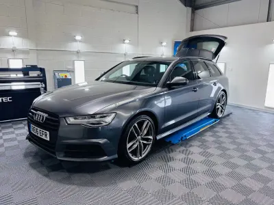 Usado Audi A6 Black Edition 272 CV (200 kW) 2016 Gris Familiar