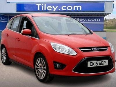 Used Ford C-MAX Titanium 125 HP (91 kW) 2015 Red MPV