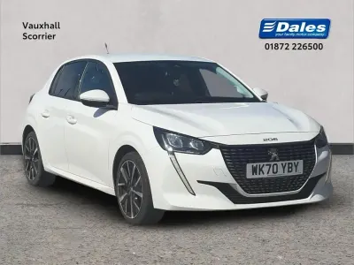 Used Peugeot 208 Allure Premium 101 HP (74 kW) 2020 White Hatchback