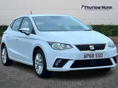 Używany Seat Ibiza SE Technology 80 KM (58 kW) 2019 Biały Hatchback