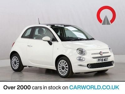 White Used 2018 Fiat 500 Lounge Hatchback | £6,700 (Good price)