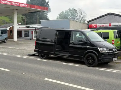 Used VW T6 SE 150 HP (110 kW) 2017 Black Van