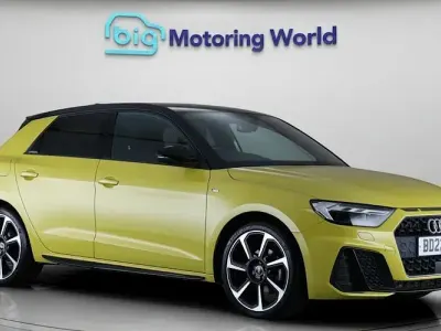 Used Audi A1 Sportback Black Edition 110 HP (80 kW) 2022 Yellow Hatchback