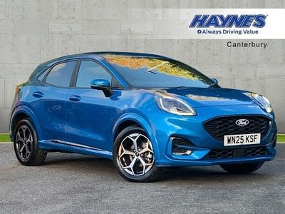 Blue Used 2025 Ford Puma ST-Line Hatchback | £20,000 (Fair price)