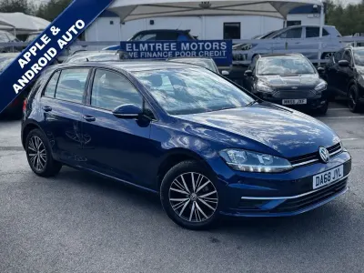 Used VW Golf VII Edition 115 HP (84 kW) 2018 Blue Hatchback