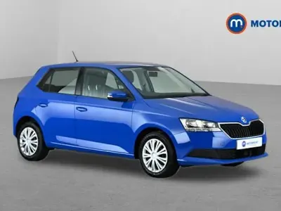 Used Skoda Fabia 60 HP (44 kW) 2020 Blue Hatchback