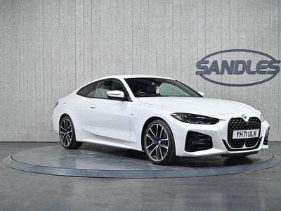White Used 2021 BMW 420 M Sport Coupe | £24,999 (Fair price)