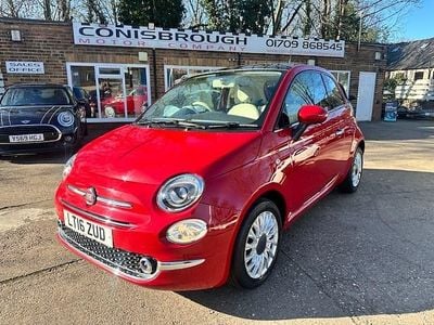 Used Fiat 500 Lounge 69 HP (50 kW) 2016 Red Hatchback