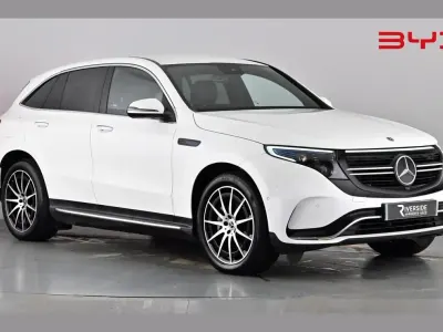 Usado Mercedes EQC400 AMG line 300 kW (408 HP) 2020 Branco SUV