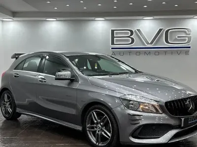 Used Mercedes A180 AMG line 109 HP (80 kW) 2018 Grey Hatchback