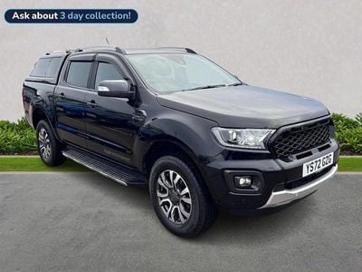 Black Used 2022 Ford Ranger Wildtrack Pickup | £20,900 (Good price)