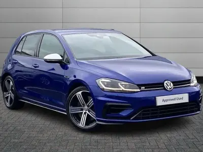 Used VW Golf VII R 300 HP (220 kW) 2019 Blue Hatchback