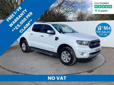 Second-hand Ford Ranger Limited 170 CP (125 kW) 2021 Alb Pickup