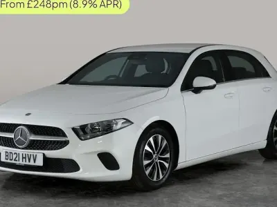 Begagnad Mercedes A180 SE 136 HK (100 kW) 2021 Vit Halvkombi