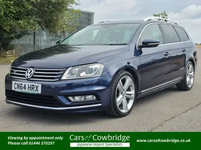 Used VW Passat R-line 150 HP (110 kW) 2014 Blue Estate