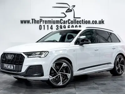 Używany Audi Q7 Black Edition 286 KM (210 kW) 2021 Biały SUV