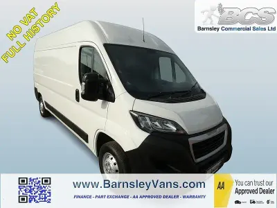 Used Peugeot Boxer 140 HP (102 kW) 2021 White Van