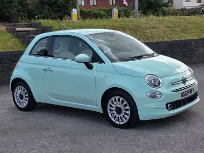 Used Fiat 500 Lounge 69 HP (50 kW) 2019 Green Hatchback