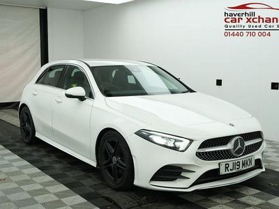 Used Mercedes A180 AMG line 136 HP (100 kW) 2019 White Hatchback