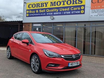 Used Vauxhall Astra SRi 150 HP (110 kW) 2017 Red Hatchback