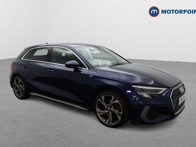 Used Audi A3 S-Line 2021 Blue Sedan