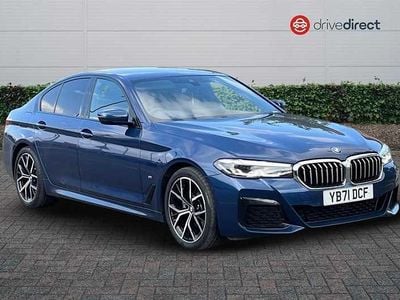 Blue Used 2021 BMW 520 M Sport Sedan | £24,535 (Fair price)