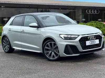 New Audi A1 Sportback S-Line 2026 Silver Hatchback