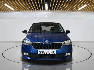 Used Skoda Fabia Colour Edition 95 HP (69 kW) 2019 Blue Hatchback