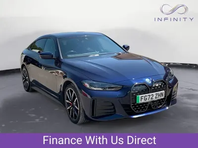 Used BMW i4 M Sport 250 kW (340 HP) 2022 Blue Sedan