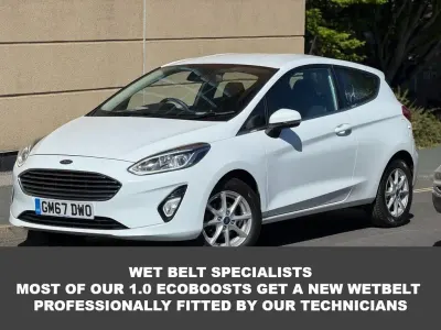 Used Ford Fiesta Zetec 100 HP (73 kW) 2018 White Hatchback
