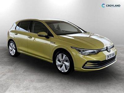 Used VW Golf VII Style 150 HP (110 kW) 2020 Yellow Hatchback