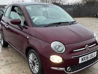 Red Used 2016 Fiat 500 Lounge Hatchback | £4,995 (Fair price)