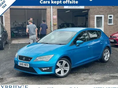 Used Seat Leon FR 150 HP (110 kW) 2016 Blue Hatchback