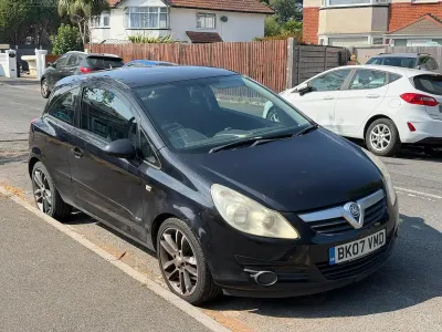 Used Vauxhall Corsa Club 2007 Black Hatchback