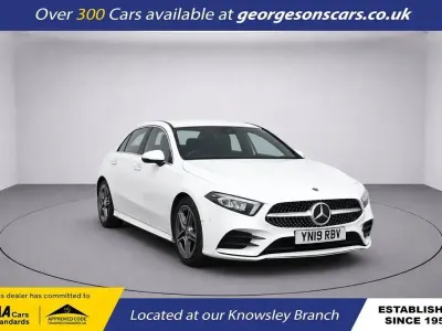 Używany Mercedes A200 AMG line 2019 Biały Hatchback