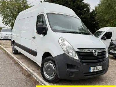 Begagnad Vauxhall Movano 2014 Vit Minibuss
