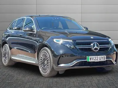 Used Mercedes EQC400 AMG Line Premium 300 kW (408 HP) 2022 Black SUV