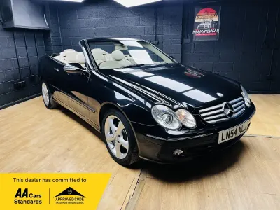 Used Mercedes CLK320 Elegance 218 HP (160 kW) 2004 Black Cabriolet