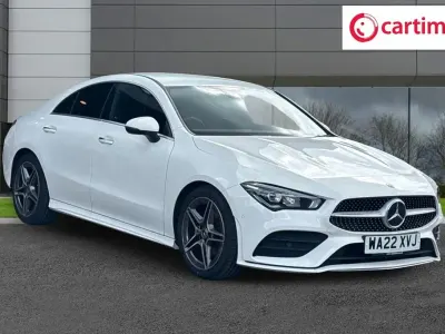 Used Mercedes CLA180 AMG Line Premium 136 HP (100 kW) 2022 White Sedan
