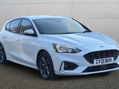 Used Ford Focus ST-Line 125 HP (91 kW) 2021 White Hatchback