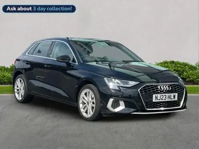Used Audi A3 Sport 110 HP (80 kW) 2023 Black Sedan