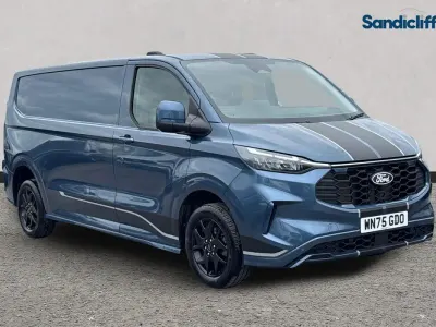 Used Ford Transit Custom Sport 170 HP (125 kW) 2025 Chrome blue Van