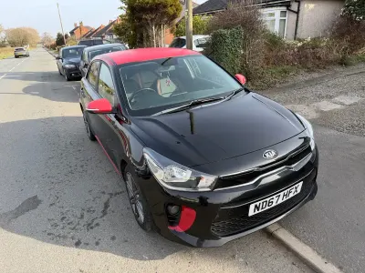 Used Kia Rio 84 HP (61 kW) 2017 Black Hatchback