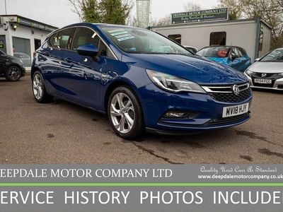 Used Vauxhall Astra SRi 150 HP (110 kW) 2018 Blue Hatchback