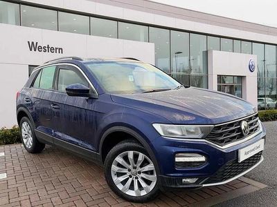 Used VW T-Roc SE 115 HP (84 kW) 2020 Blue SUV