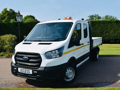 Used Ford Transit 130 HP (95 kW) 2023 White Cabriolet